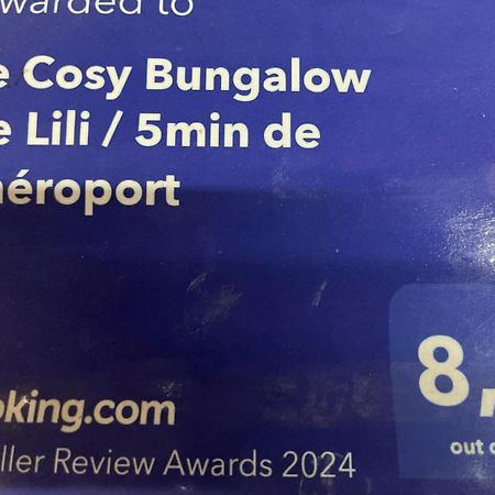 Le Cosy Bungalow De Lili / 5Min De L'Aeroport Les Abymes Luaran gambar